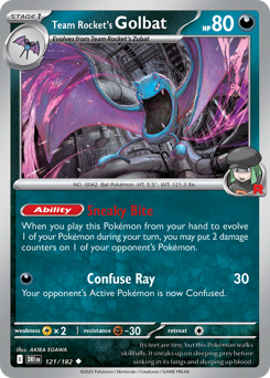 Team Rocket's Golbat card art
