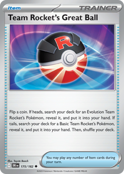 Team Rocket's Great Ball card art