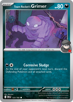 Team Rocket's Grimer card art
