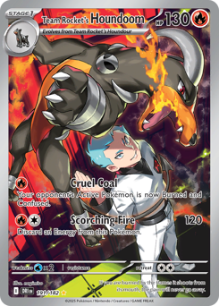Team Rocket's Houndoom card art