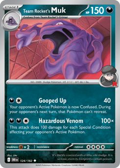 Team Rocket's Muk card art
