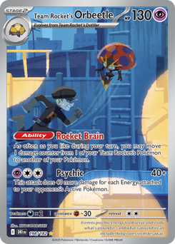 Team Rocket's Orbeetle card art