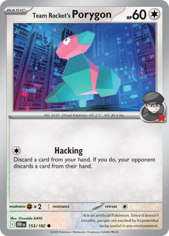 Team Rocket's Porygon card art