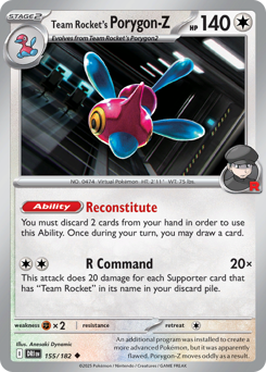 Team Rocket's Porygon-Z card art