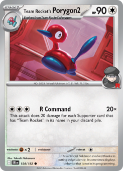 Team Rocket's Porygon2 card art