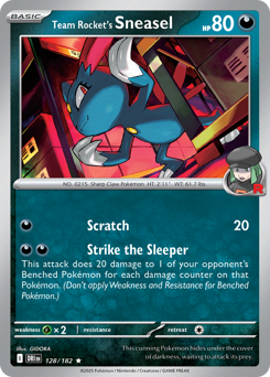 Team Rocket's Sneasel card art
