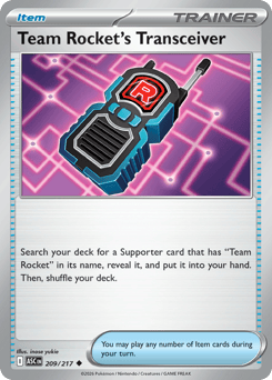 Team Rocket's Transceiver card art