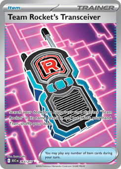 Team Rocket's Transceiver card art