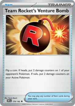 Team Rocket's Venture Bomb card art