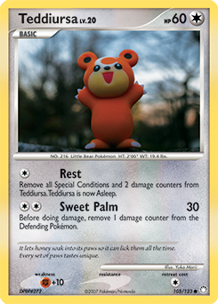 Teddiursa card art