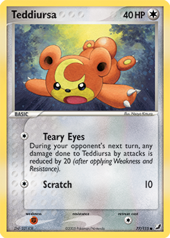 Teddiursa card art