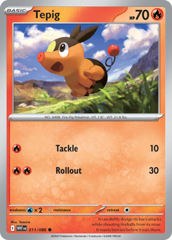 Tepig card art