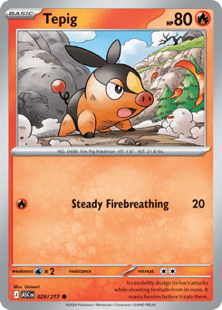 Tepig card art
