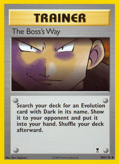 The Boss's Way card art