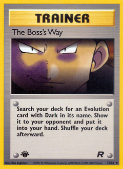 The Boss's Way card art