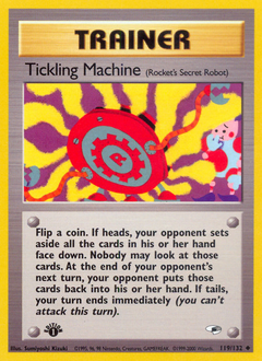 Tickling Machine card art