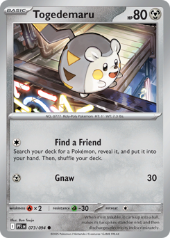 Togedemaru card art