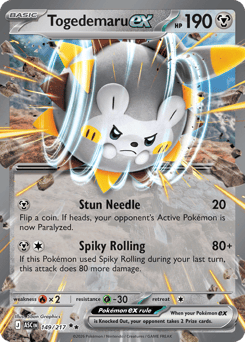 Togedemaru ex card art