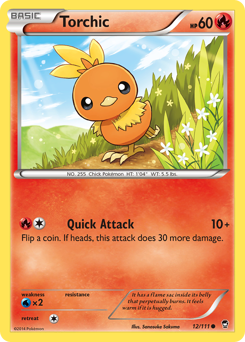 Torchic card art
