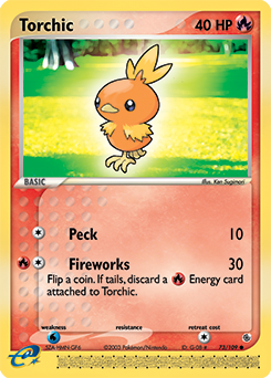 Torchic card art