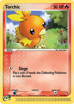 Torchic card art