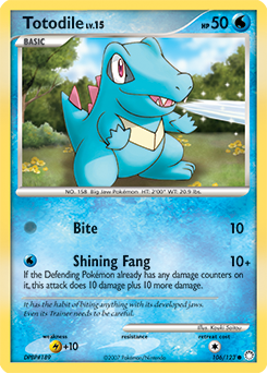 Totodile card art