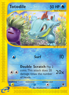 Totodile card art