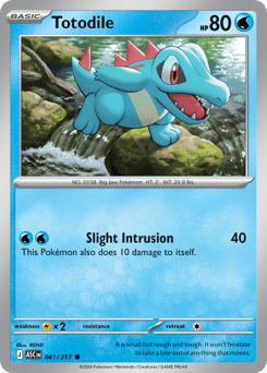 Totodile card art