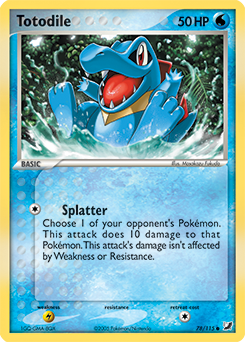 Totodile card art