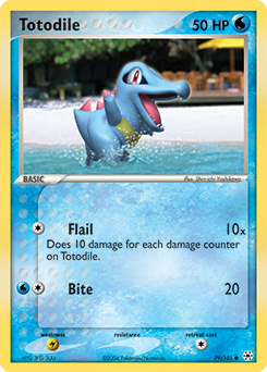 Totodile card art