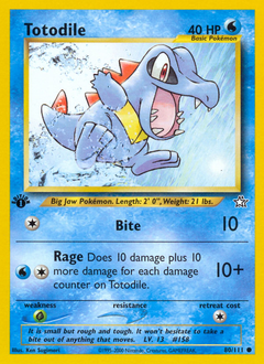 Totodile card art