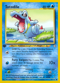Totodile card art