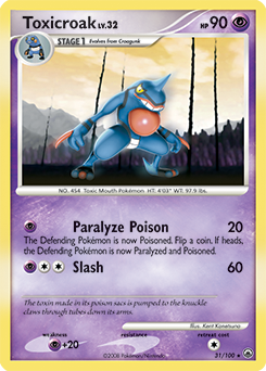 Toxicroak card art