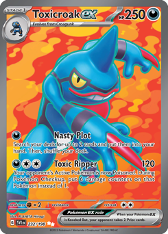 Toxicroak ex card art