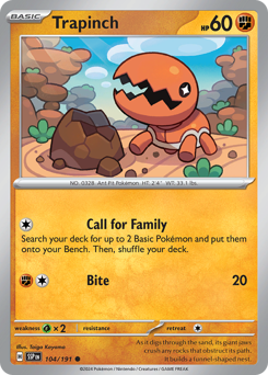 Trapinch card art