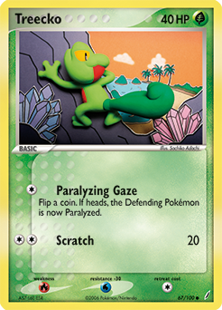 Treecko card art