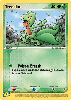 Treecko card art