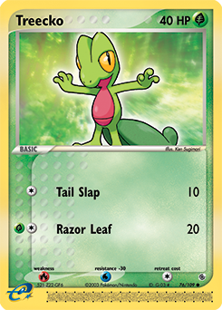 Treecko card art