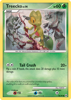 Treecko card art