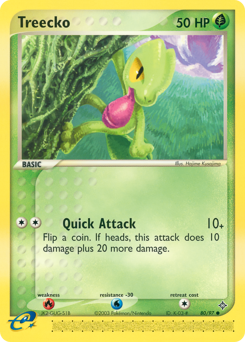 Treecko card art