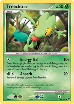 Treecko card art