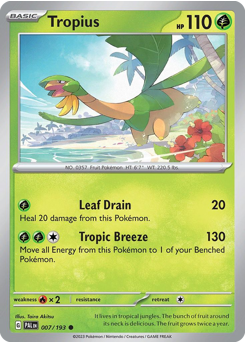 Tropius card art