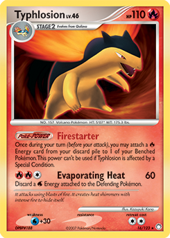 Typhlosion card art