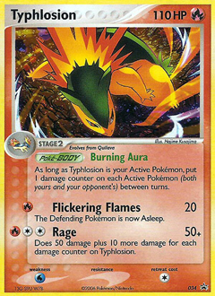 Typhlosion card art