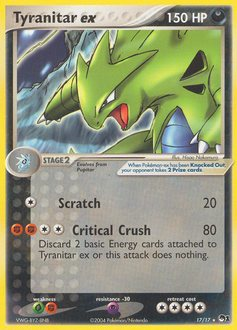 Tyranitar ex card art