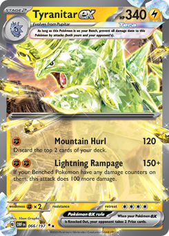 Tyranitar ex card art