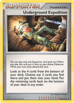 Underground Expedition card art