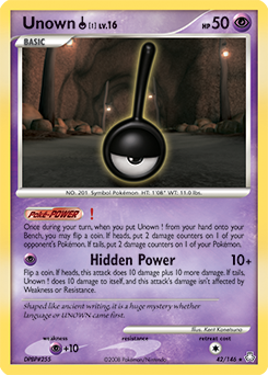 Unown [!] card art