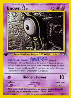 Unown [A] card art