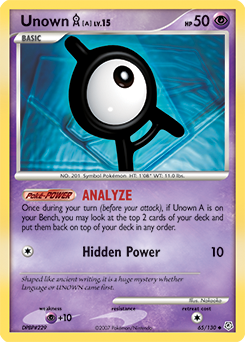 Unown [A] card art